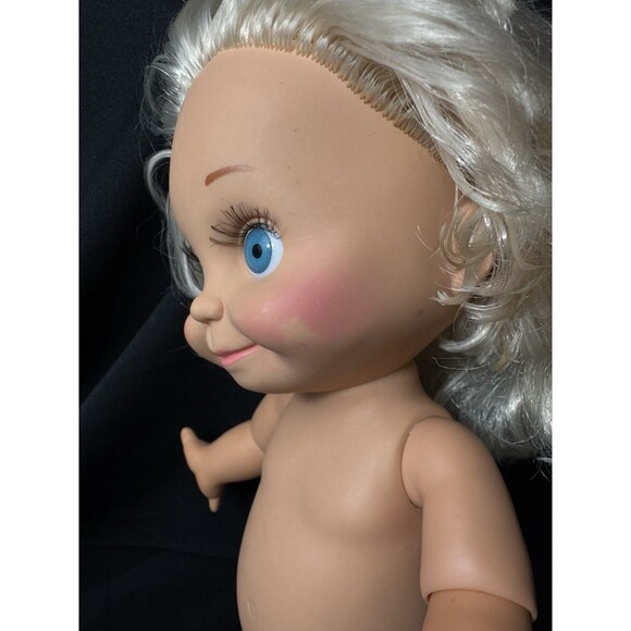 Galoob 1990 Baby Face Doll So Sweet Sandi Blonde Hair Doll 13” VTG - Picture 5 of 9